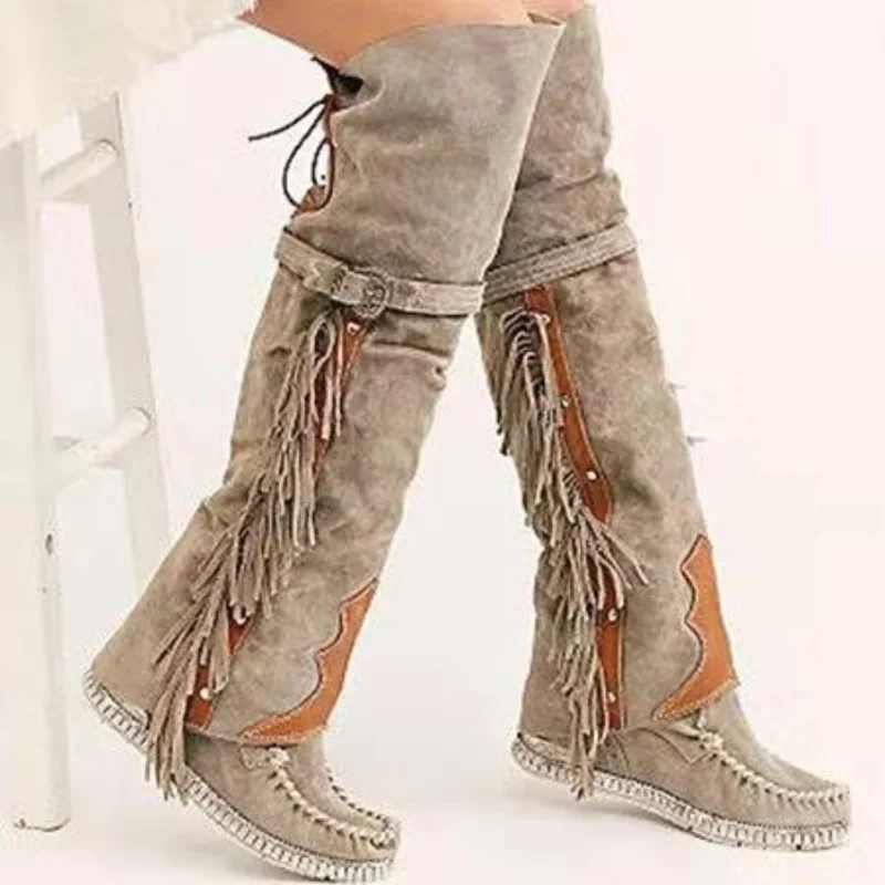 Ethnic Fashion Women - Moda Boemia Stivali da donna al