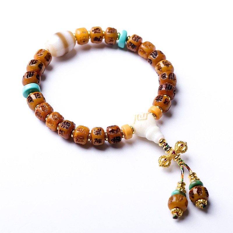 Ethnic Fashion Way - Bracciale Tibetano con Mantra a Sei