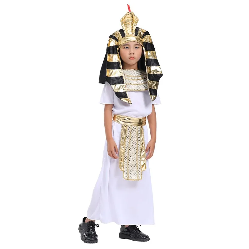Ethnic Gown - Costume da Faraone Egiziano per Bambini,