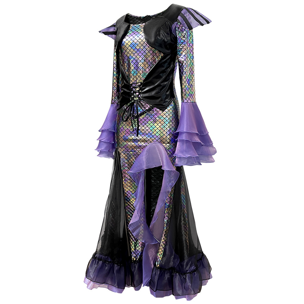 Ethnic Gown - Abito Lungo da Sirena Scura, Costume