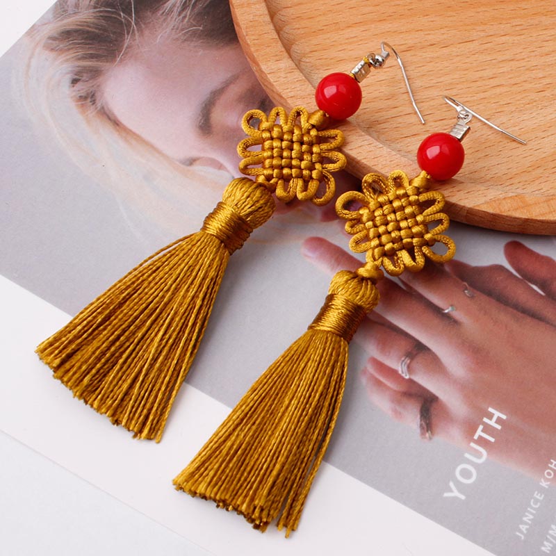 Orecchini Pendenti con Nodi Ci - Y2K Ethnic Fashion recensione e prezzo