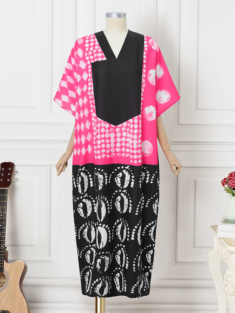 Plus Size 5XL VONDA Vintage Ma - Ethnic Gown recensione e prezzo