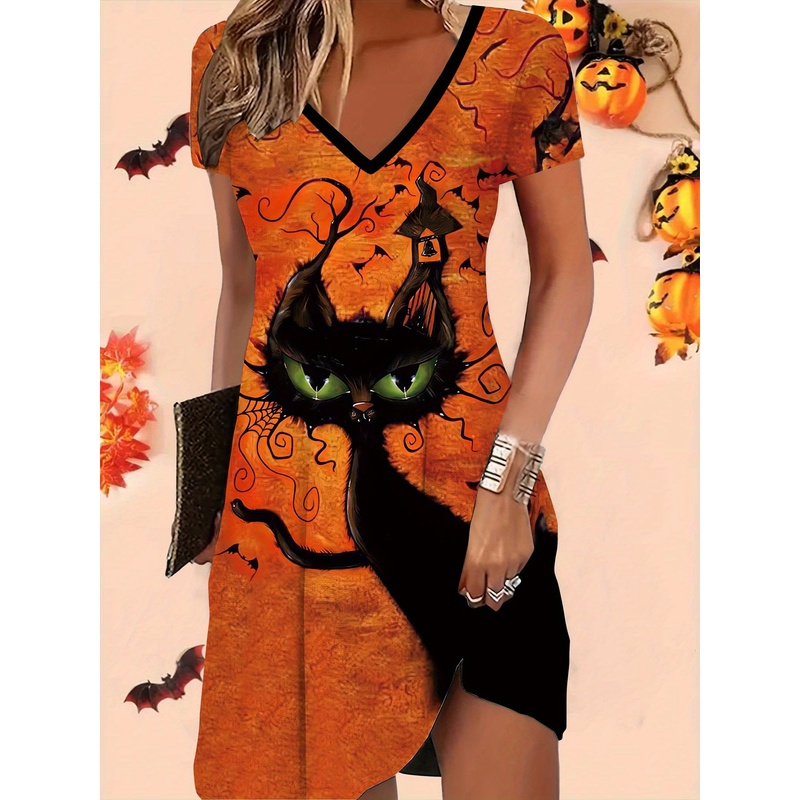 Stampa di Halloween con motivo - Y2K Ethnic Fashion recensione e prezzo