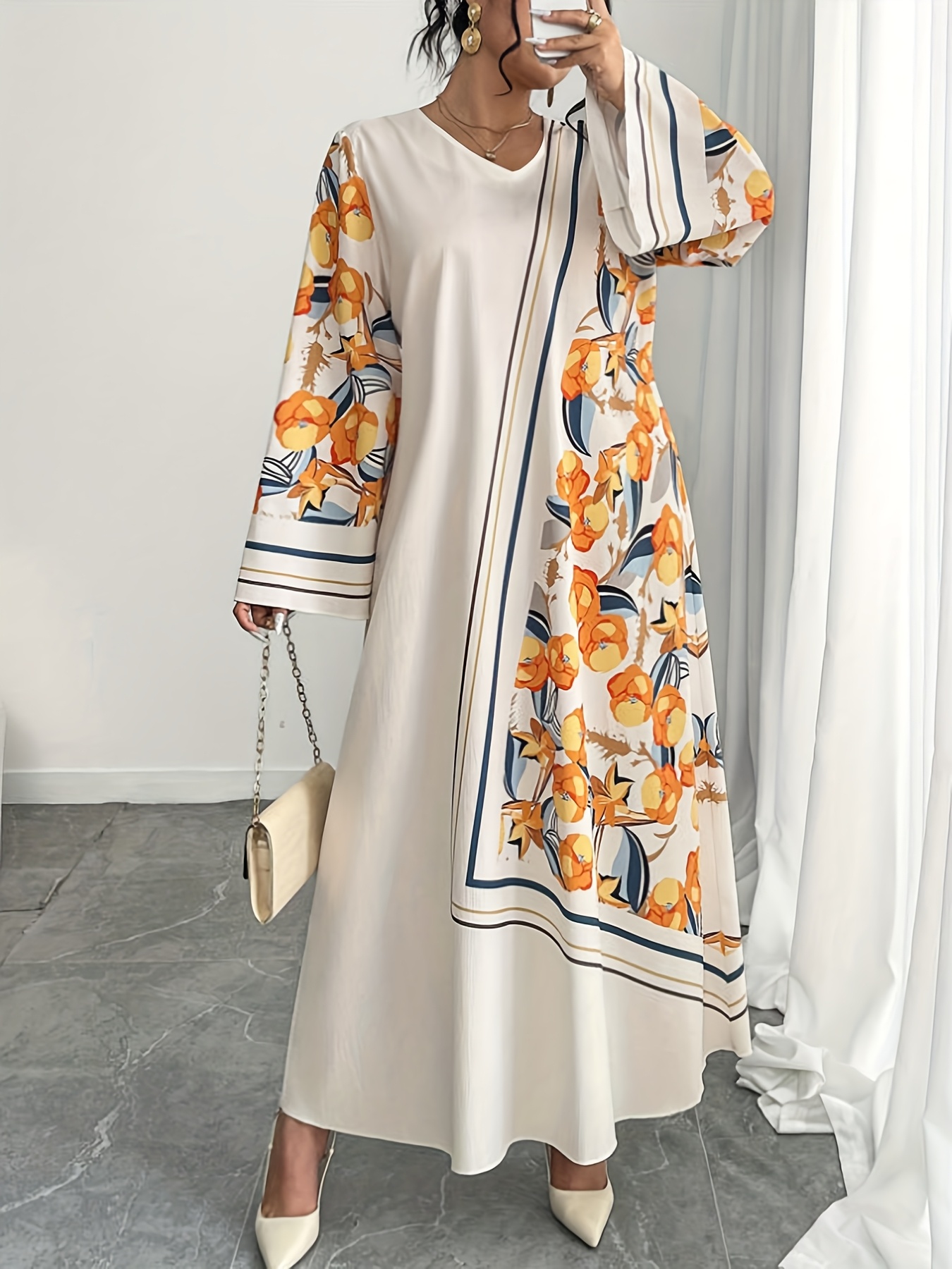 Abito Lungo da Donna Taglie Fo - Ethnic Gown recensione e prezzo